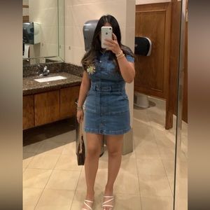 Demin Button Up Dress